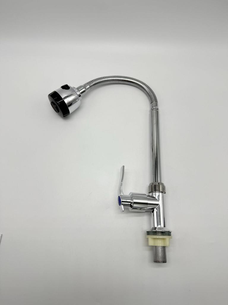 Modern Designed Kitchen Sink Faucet with a Single Handle, a New Type of Multi-functional Nozzle for Cold Water Kitchen Faucet