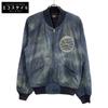 RRL Indigo Patch Embroidered Sateen Souvenir Jacket Jacket M khakiUsed