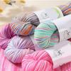 Multipurpose Cotton Knitting Yarn Hand Dyed Soft Natural Dyes for Scarves Hat Decoration Projects Easy to Handle