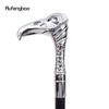 Weißer Adlerkopf, luxuriöser dekorativer Cosplay-Gehstock, eleganter modischer Gehstock, Cosplay-Legierung, Crosier, Vintage-Gehstock, 93 cm