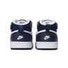 Nike Court Borough 2 Abrasion Resistant Mid Top Skateboard Shoes Blue White Baby CD7784-107