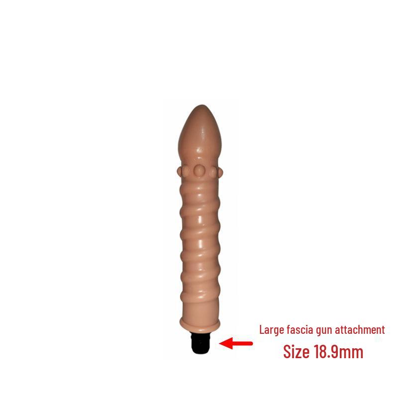 Fascial Gun Dildo Head Vibrator for Erotic Simulation (18~19mm)