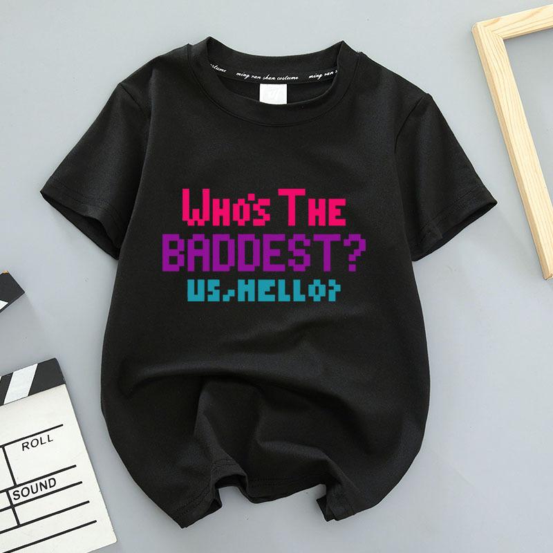 Summer Round Neck 3D Printed Top Fashionable Casual Short Sleeved Children's Boy and Girl Kids Unisex T-shirts