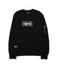 EIGHTVOLUME Ev S.Flower Logo Crewneck (Black)