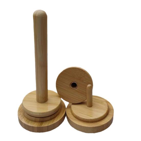 Yousheng Yarn Bracket Stand Portable Bamboo Wood Yarn Holder with Spinning Machine Bracket Yarn Organization Rack