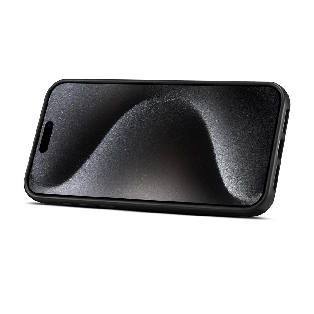 ESEBLE E3 For iPhone 14 Pro Max Magnetic Case with Detachable Card Holder Leather+TPU RFID Blocking Phone Cover