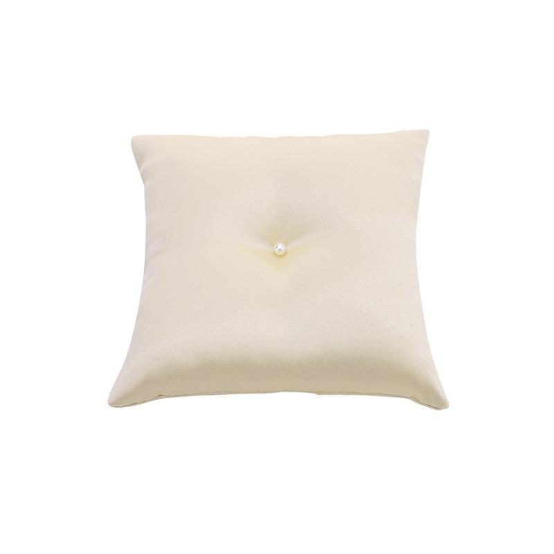 European Style Lace Wedding Ring Pillow Pearl Bowknot Decorative Ring Bearer Holder Pillows For Wedding Party Anniversary Ceromony