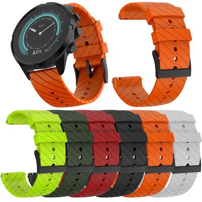 Ramidos Spor Yumuşak Silikon Suunto 9/9 Baro Bakır Saat için Yedek Bant Kayışı