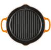 Чугунная сковорода-гриль высокая круглая Le Creuset красная 25 см (20208250900422)