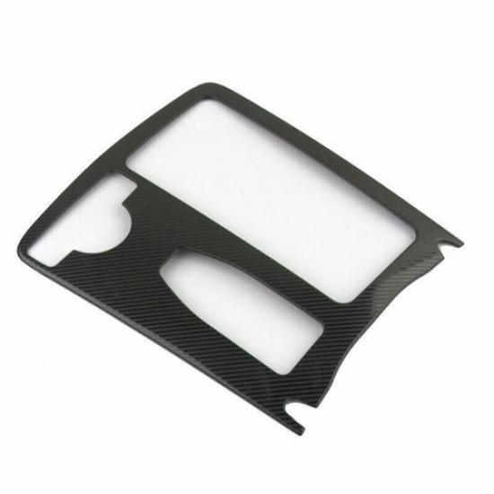For Benz E-Class Cover Trim Console Shift Water Cup Steel Carbon Fiber 2010-2013