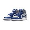 Air Jordan 1 Retro High OG PS True Blue Kids Sneakers White Cement-Grey FD1412-410