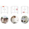 Easy Install Door Stop Safety Catch Magnetic Door Holder Versatile Door Stop Aluminum Alloy Material Prevent Pinching Accidents