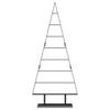 Metal Christmas Tree with Stand Black 150 cm Steel