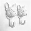 2Pcs Easy‑Mount French Bulldog Wall Hooks, Multi‑Purpose Hanger for Towels Keys Pet Leashes, Home Storage Decor Ornament