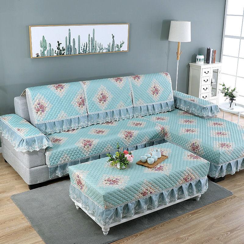 

Хрустальный плюшевый чехол для дивана, съемный детский коврик для собаки, кресло, кружевная защита подол, нескользящий моющийся подлокотник, чехлы для диванов, чехлы 90.5*75CM