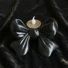 Modern PLA Bow Ornament 3D Printed Candle Holder Decorative Candlestick Stand for Scented Candles Delicate Gift Holiday & LED Tealights Elegant