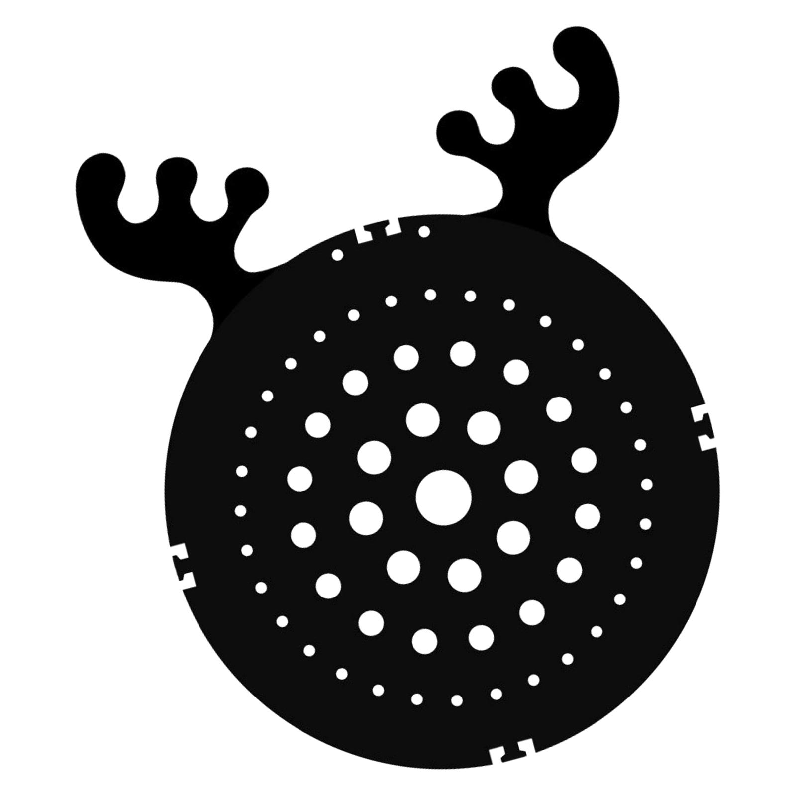 

Доска для посадки папоротника Staghorn, черное акриловое настенное кашпо, подставка для комнатных растений, посадочная пластина для орхидей и суккулентов