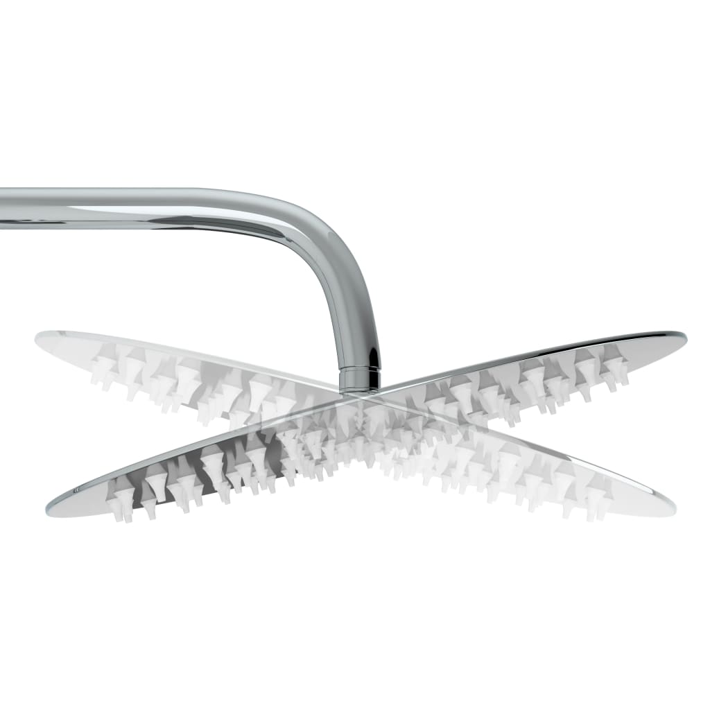 Double Head Shower Set with Handheld Shower Head Stainless Steel