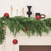180/270CM Artificial Norfolk Pine Garland Faux Christmas Pine Needle Rattan Mantle Fireplace Porch Indoor Outdoor Hanging Decoration