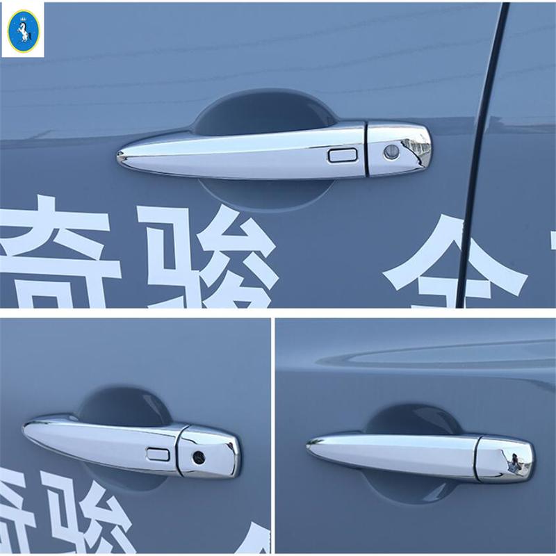 ABS Car Outside Door Pull Doorknob Handle Decor Cap Cover Trim For Nissan Qashqai J12 2024 Exterior Parts Accessories