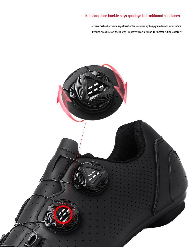 Unisex Breathable Lockable Cycling Shoes - Men's Road & Non-Lock Mountain Bike Shoes Available