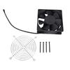 12038 Fan Fit for Masterbuilt Gravity 560 800 1050 Series Charcoal Grill 2 Wire Smoker Fan with Cover and Screws