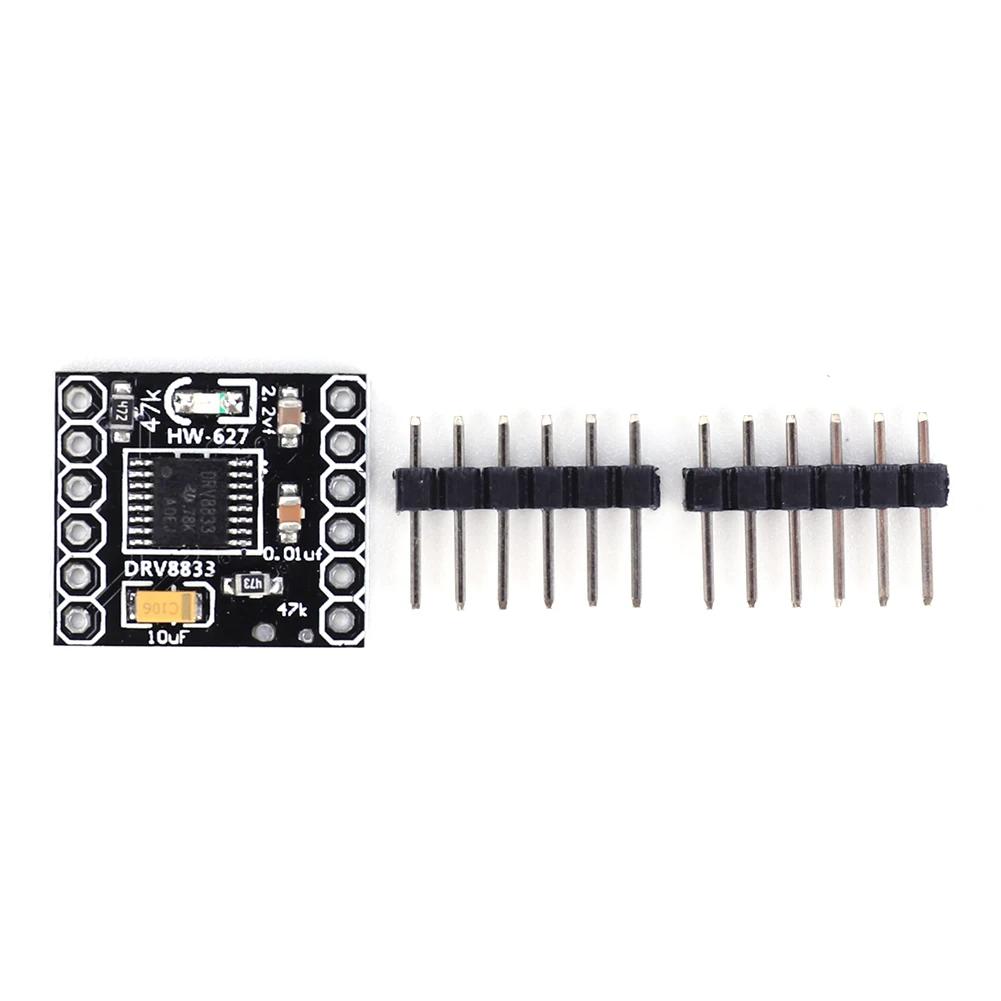 10-1pcs DRV8833 Motor Drive Module 2pcs 6 Pin DC Gear Motor Driver 1.5A Single H Bridge Silent Stepper Motor Driver for Arduino