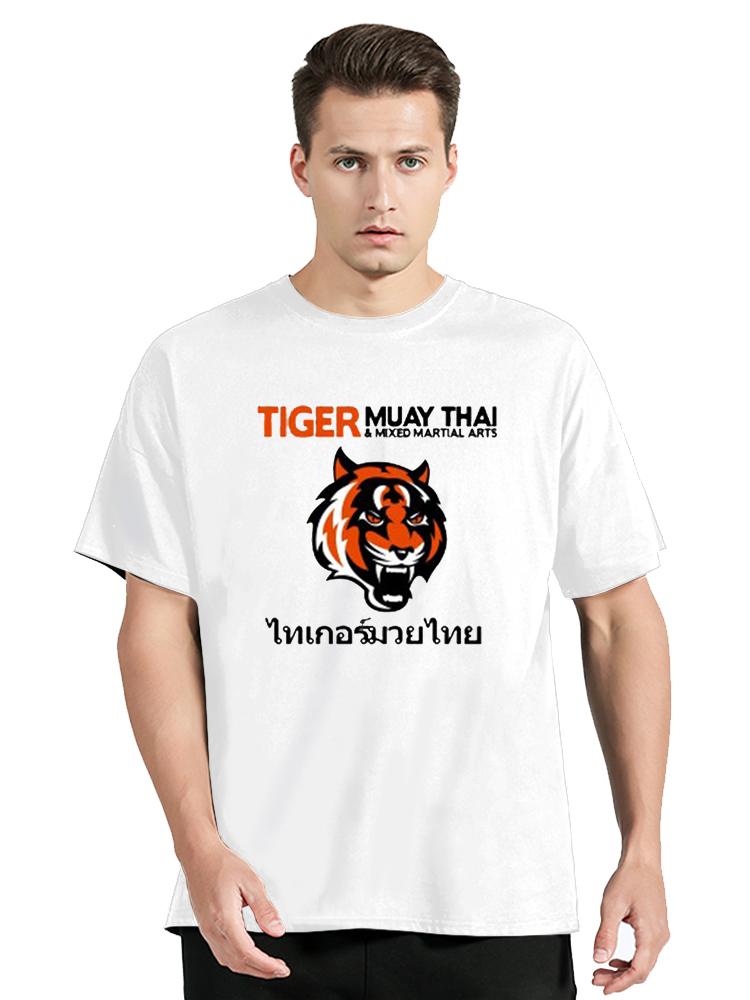 Fashion Tiger Muay Thai Mma Gym Kick Boxing Martial Arts T Shirt Men Cotton T-shirt Clothing Oversized Tops Cool TShirt