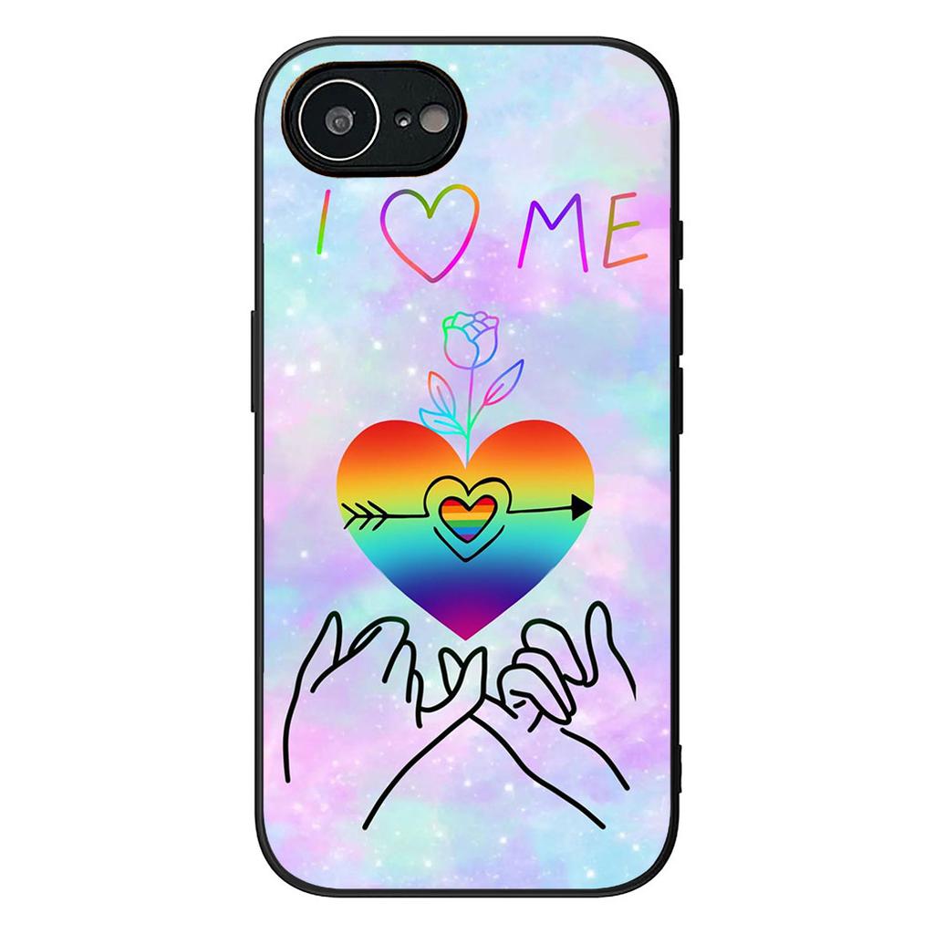 Liebe Ist Liebe LGBT Regenbogen Herz LGBTQ Hülle für Motorola Moto Edge 50 30 Fusion 40 NEO Ultra Pro G22 G23 G20 G35 G84 G13 G53
