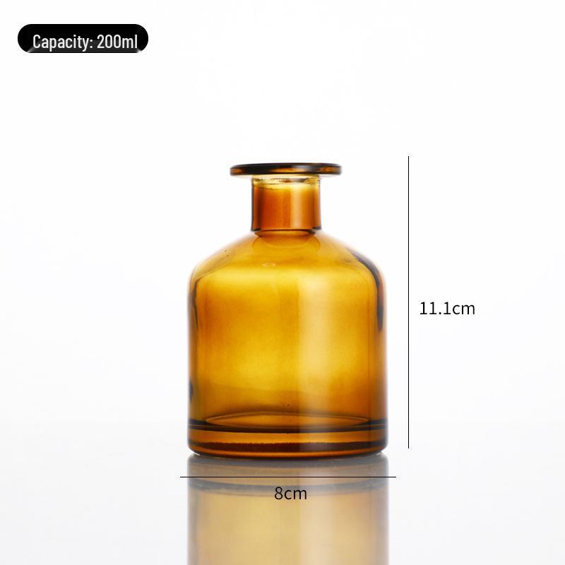 Hot Selling 100ml Large Belly Colored Glass Aroma Diffuser Bottle - Transparent or Frosted