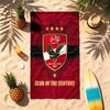 Al ahly (1) Theme Beach Towel Sand Resistant Soft And Comfortable Suitable For The Pool Camping Yoga And Diving A Travel Essential