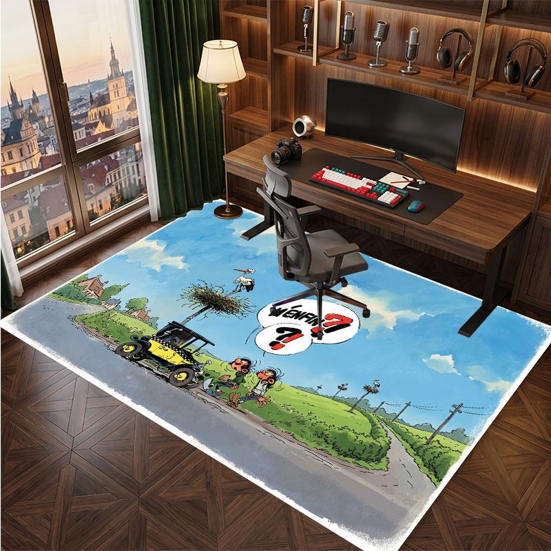 Gaston Lagaffe Rug Soft Thick Non Slip Floor Carpet for Bedroom Living Room Home Decor