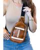 Azura Exchange Mini Rugby PU Crossbody Bag
