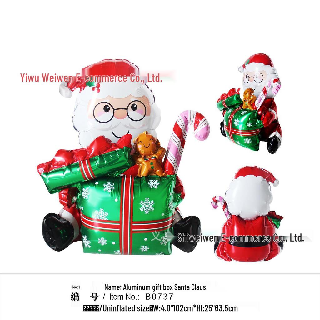 3D Weihnachtsbaum-Ballondekorationen für Schulen, Einkaufszentren und Veranstaltungen