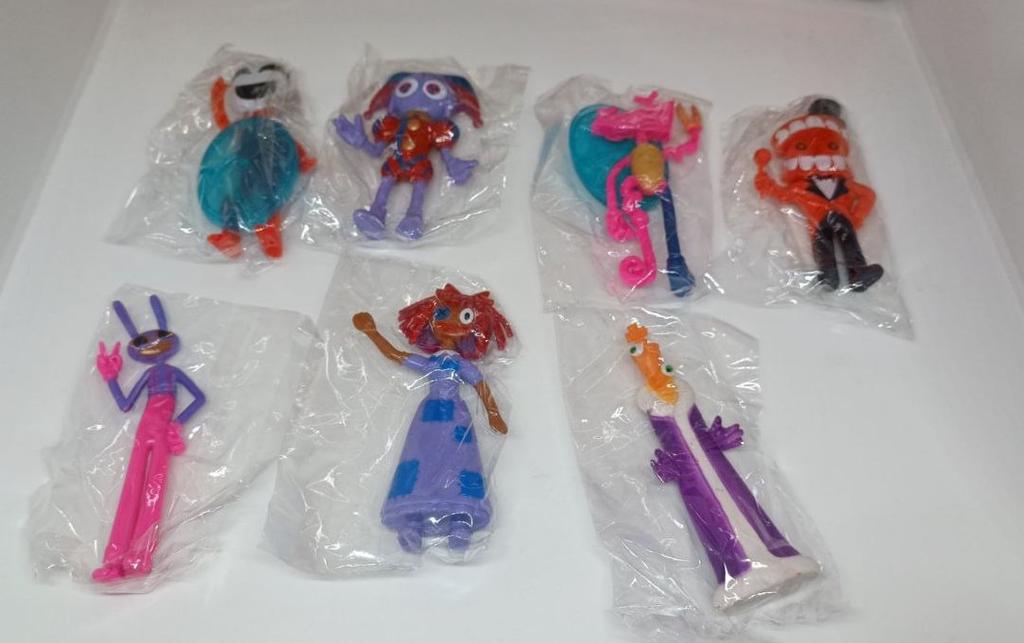 Фигурки Цифровой цирк набор фигурок 7шт The Amazing Digital Circus 9-11 см