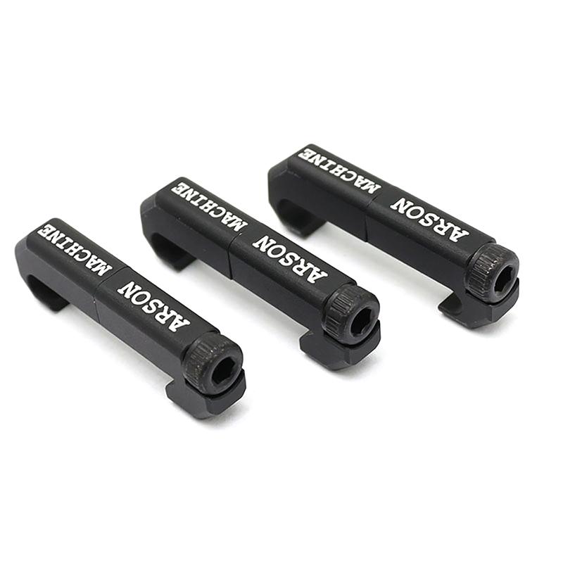 3Pcs/Set Wire Guide System Cable Management Rail Cover Picatinny Rail Handguard Wire Guide Tail Fixed