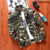 Spring Autumn Europe and The United States Casual Large Size Camouflage Printed Cargo Jacket Men's Military Jacket