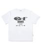 ESCAPEFROM Black Star Denim Escf Logo Collage Print Oversized Short Sleeve T-Shirt White