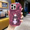 Phone Case: 2D Flat Design Suitable for iPhone 18 17 16 15 14 13 Pro Protective Case, Couple Style, Short-haired Little Girl, Christmas and Halloween 