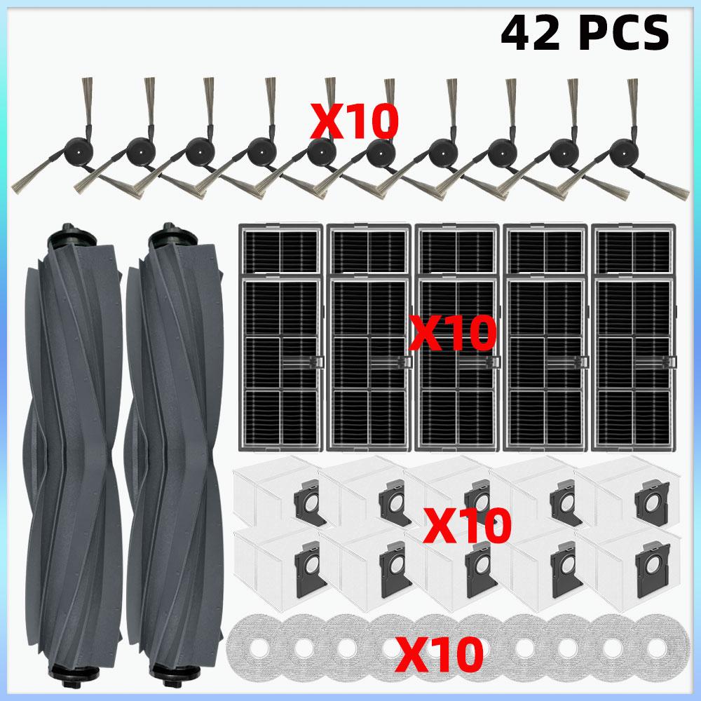 Compatible For Dreame L10s Ultra Gen 3 / RLL53SE Vacuum Cleaner Accessories Main Roller Side Brush HEPA Filter Mop Pad Dust Bag