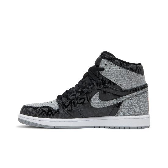 

Air Jordan 1 High OG Rebellionaire 555088-036 Unisex EU 36.5 чорний/сірий колір