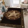 1PC Vintage Pentagram Carpet Suitable for Bedroom, Living Room, Children's Room, Dance Studio, Comfortable & Durable Yoga Mat
