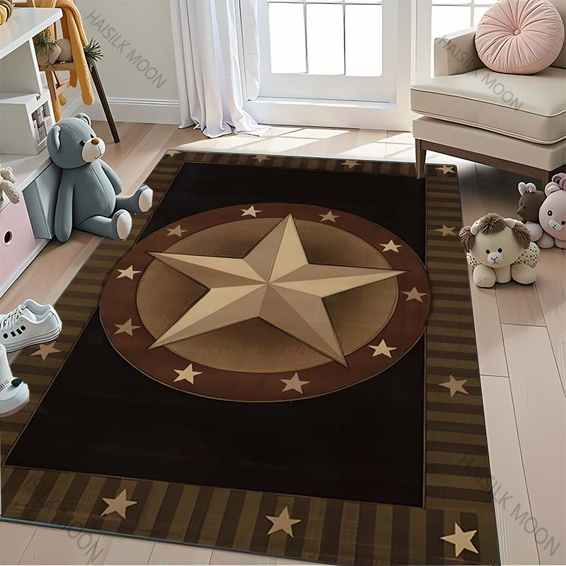 1PC Vintage Pentagram Carpet Suitable for Bedroom, Living Room, Children's Room, Dance Studio, Comfortable & Durable Yoga Mat