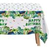 Dinosaur Birthday Party Supplies Tablecloth, Disposable Dinosaur Party Tablecover Decorations, Dino Theme Table Decorations for 1st 2nd 3rd Birthday,