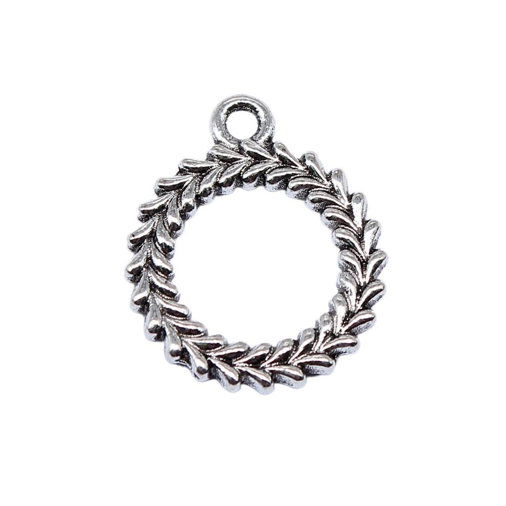 Filigree Leaf Charms Antique Alloy Pendants For Nature Inspired Jewelry