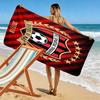 Asciugamano da Spiaggia Stampato FC Spartak Trnava, Asciugamano Grande Morbido ad Asciugatura Rapida per Spiaggia Campeggio Nuoto