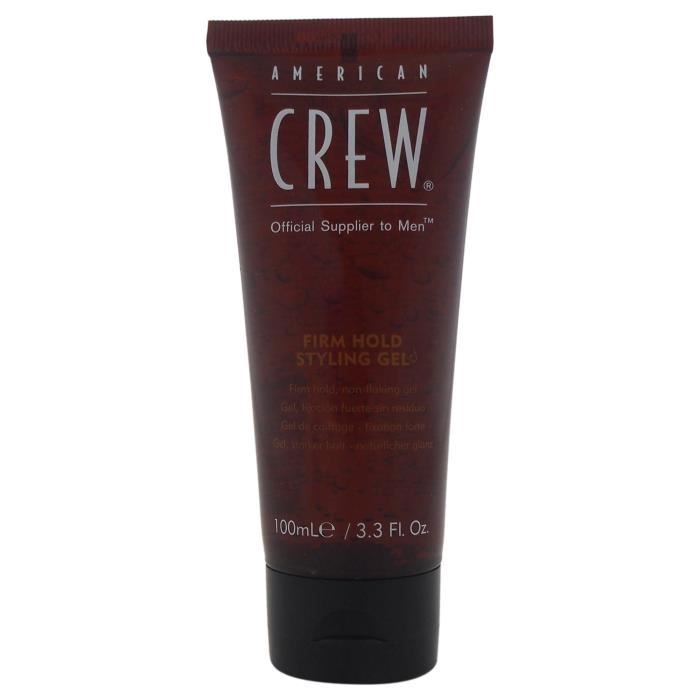Gel De Coiffure - American Crew - Firm Hold - 3,3 Oz - Sans Alcool - Brillance Élevée