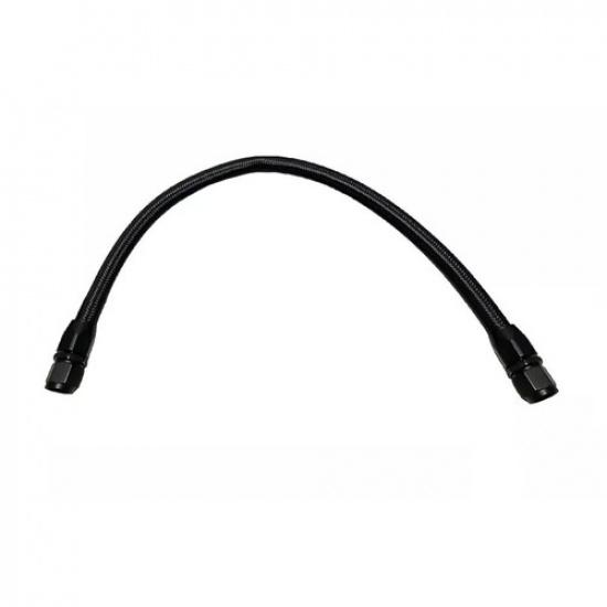 Black 8AN-AN8 Nylon Braided CPE Fuel Hose Oil Fuel Gas Line with CPE Fitting