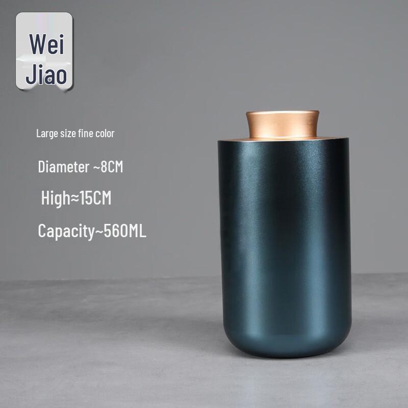 Portable Aluminum Alloy Travel Tea Caddy