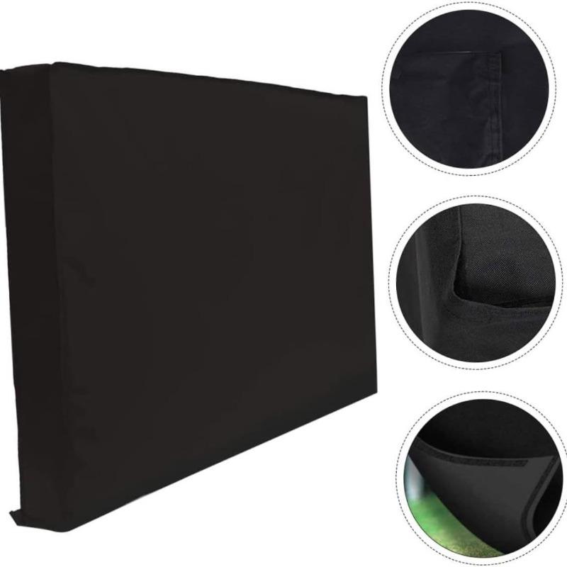 1pcs Protective Wall Mounted Display Cover Waterproof Oxford Cloth TV Cover Outdoor Courtyard Windproof Dustproof Full Package  Protective Covers